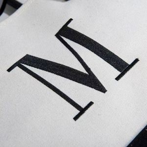 Custom <b>Printed</b> Logo White Canvas Tote Bag with Pocket and Zipper Convenient Shopping Solution - Product Image 3