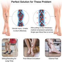 Collants de compression pour hommes pour l'arthrite, vêtements de sport actifs, couche de base, 20-30 mmHg