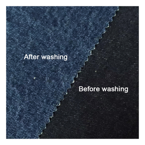 Certifié 30% chanvre 70% coton biologique Denim tissu tissé écologique fil sergé teint motif Stocklot pour vêtements Jeans 41034 - Product Image 2