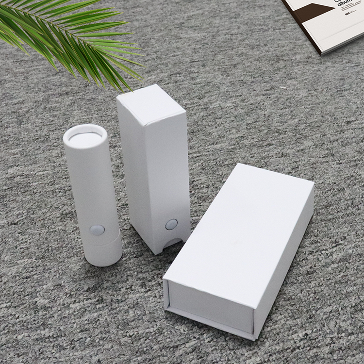 Child Resistant Safety Lock Round Tube Packaging Box For Disposable Vaporizer 510 Vape Cartridge