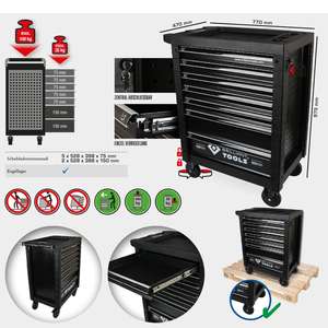 Armoire à outils Brilliant Tools avec 7 tiroirs, vide - Product Image 4