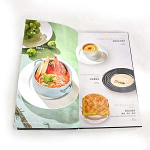 Servicio de Impresión de Libros de Cocina y Menús de Restaurante con Encuadernación Perfecta, Tapa Dura y Cartón, Personalizados y en Blanco, de Fábrica China - Product Image 6