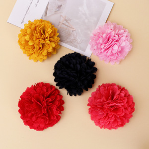 Artificial Chrysanthemum Flower Hair Accessories Cloth Hand Knitted Wedding <b>Decorations</b> For Hat Clothing <b>Shoe</b> Bag - Product Image 2