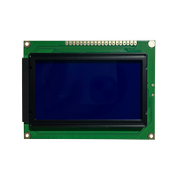 WG12864A-TMI-V # Module d'affichage graphique LCD bleu N 128*64 STN avec rétroéclairage LED blanc intégré à tension négative, affichage graphique industriel