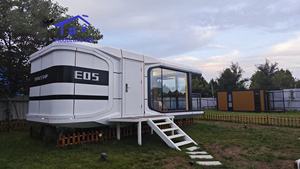 Casa Prefabricada de Lujo, Diseño de Cápsula Espacial para Acampar, Casas Pequeñas Modulares, Casa Contenedor para Hotel - Product Image 3