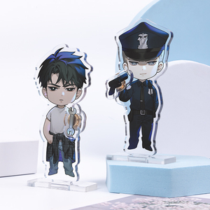 激安 販促 ギフト用 アクリル スタンド カスタム スノー ドーム クラフト アクリル スイング 透明 クリア エポキシ 樹脂 アニメ プリント スタンド - Product Image 1