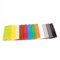 Un kilogramme contient 147 pièces ; 3029 petites briques de construction compatibles ABS + plaque de base 4x12, jouet de construction pour les 14 ans et plus