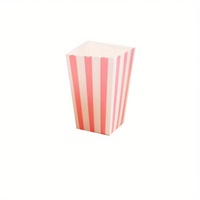 Barquette alimentaire jetable en papier kraft, couleur personnalisée, pour popcorn, fast-food, nachos, tacos, frites, petit emballage, boîte à frites pas chère