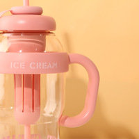 Gobelet isotherme réutilisable grande capacité à double paroi pour crème glacée, idéal comme tasse à boisson portable pour adultes
