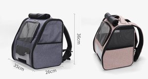 Borsa da viaggio per gatti con tapparella traspirante zaino per gatti accetta trasportino personalizzato - Product Image 6
