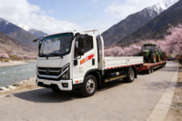 Nouveau camion de fret léger de 4 tonnes, diesel, 100% électrique, 4x2, cabine simple et demi, conduite à gauche, une rangée de 3 sièges