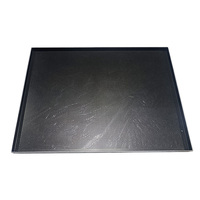 Plateau de cuisson plat perforé en PTFE de 1,5 mm, robuste, 800*600 mm, vert, antiadhésif, pour four industriel