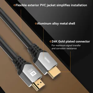 고속 케이블 HDMI 남성 HDMI 남성 Uhd 8k 48gbps 1m 최대 3m 컴퓨터 TV 모니터 HDMI 케이블