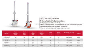 Sản xuất thông qua TUV Rheinland en1004 kiểm tra giàn giáo vít bánh xe với Nhôm Điều Chỉnh ống cho giàn giáo - Product Image 3