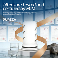PUREZA Z070+Z071 Lot de 6 filtres à membrane pour pichet d'eau, recharges pour systèmes de distribution et de filtration d'eau Life-Straw