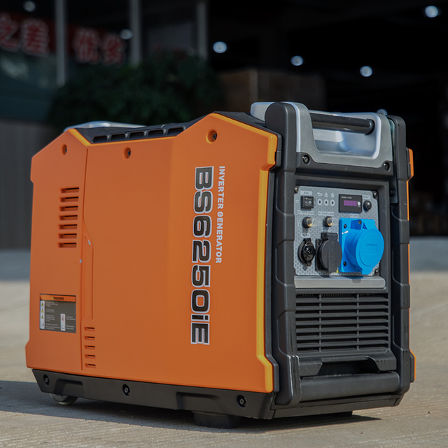 Portable Single Phase 240V 110 and 220 Digital 5Kw 5000 Watt Dual Fuel Silent Type Gasoline Inverter Generator