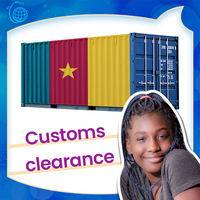 Agent maritime professionnel Chine-Cameroun, transport maritime et aérien express, transit en 7-10 jours, assurance, manutention de marchandises dangereuses, EXW CIF 24/7