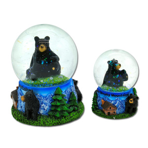 Nhà Máy Bán buôn biểu tượng tùy chỉnh động vật nước toàn cầu tuyệt vời khói Núi nhựa gấu đen tuyết toàn cầu - Product Image 4