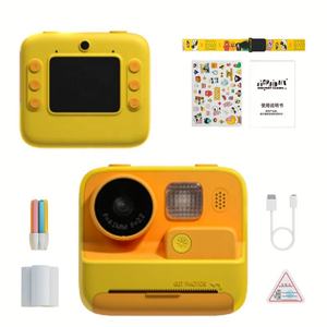 Cámara Infantil con Doble Lente, Sensor CMOS HD 1080p, Función de Impresión MicroSD, Recargable, Pantalla de 2.0 Pulgadas, Regalo para Niños - Product Image 1
