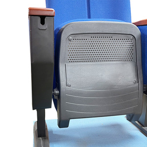 Silla de Teatro Masao Azul con Tablero de Escritura para Uso en Auditorios y Cines - Product Image 2