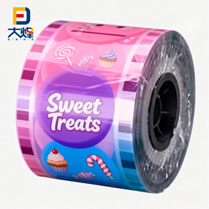 Nouveau design personnalisé de <span class=keywords><strong>film</strong></span> d'étanchéité en rouleau pour emballages plastiques laminés PET CPP BOPP PP pour pots de yaourt et tasses de thé - Product Image 6