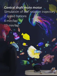 Kid Planetary Galaxy Projector With Meteor And 360 Adjustable Design Galaxy Starry Projector 5.0 Kids Ceiling Projector 12 Films