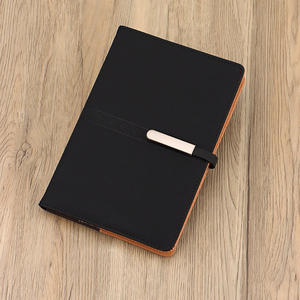 Couverture en cuir personnalisée A5 impression couverture rigide prix d'usine en cuir PU bande élastique Journal agenda carnet de notes - Product Image 5