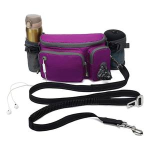 Guinzaglio da Corsa per Cani, Cintura Regolabile per Passeggiate, Addestramento ed Escursioni con Fibbia per Cintura di Sicurezza Auto, Cuciture Riflettenti - Product Image 1