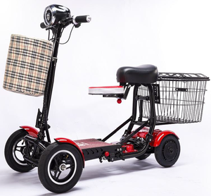 Vente en gros <span class=keywords><strong>de</strong></span> scooters électriques pliables compacts et <span class=keywords><strong>l</strong></span>égers à quatre roues, moteurs brushless doubles <span class=keywords><strong>de</strong></span> 250 W, capacité <span class=keywords><strong>de</strong></span> 120 kg - Product Image 6