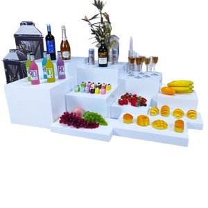 EDa Décorations en céramique pour aliments froids adaptées à l'usine <span class=keywords><strong>Table</strong></span> à dessert pour buffet Support à pâtisserie <span class=keywords><strong>Table</strong></span> à dessert en acrylique - Product Image 5