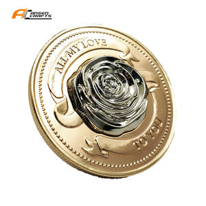 Vendita all'ingrosso americano per sempre amante <span class=keywords><strong>di</strong></span> matrimonio monete da collezione Fasion Love confessione matrimonio Memorial pegno - Product Image 2