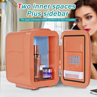 Kulkas Mini 5 Liter Ningbo Factory, Warna-warni, OEM ODM, Logo Custom, untuk Minuman Cola, Bir, Kosmetik, Makeup, Pendingin & Pemanas Elektrik