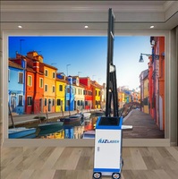 Impresora de Pared 3D para Arte Mural y Pintura Vertical para Decoración del Hogar con Pantalla Táctil 3D Impresión Directa a la Pared