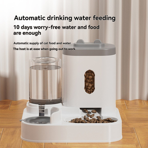 Tự động mèo chó trung chuyển nước quả Combo-2300ml thực phẩm + 1000ml nước thực phẩm cấp PP nhựa chống tràn cho vật nuôi - Product Image 5