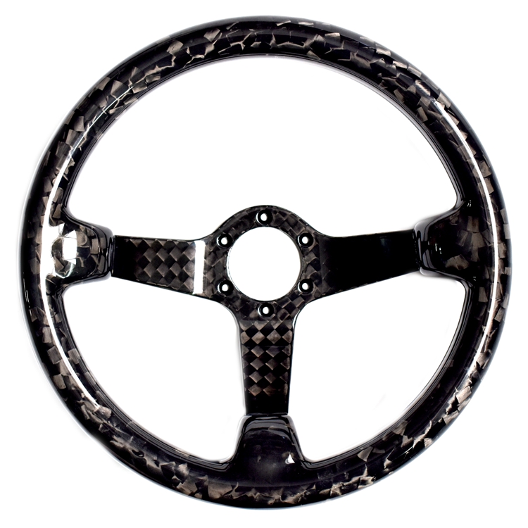 Кованый Универсальный руль из углеродного волокна для гоночных автомобилей