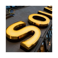 Letrero Luminoso LED Personalizado para Negocios, Tiendas y Exteriores, Letrero Comercial con Logotipo, Letrero LED con Canal de Luz Frontal 3D, Letrero Iluminado