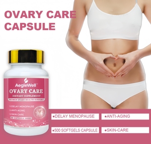 AegleWell Private Label Perawatan Kesehatan Ovarium Ekstrak Isoflavon Kedelai Sofetgel Perawatan Ovarium SoftGels - Product Image 6