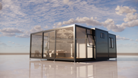 Maison conteneur préfabriquée chinoise moderne de luxe extensible 20 pieds 40 pieds type appartement
