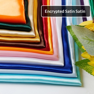 Encrypted Solid Satin <b>Fabric</b> Silk Lining For Hanfu Cheongsam Formal Dress Buddha Hall Garment Cloth - Product Image 1