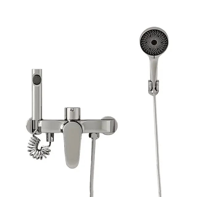 Badezimmer Galvani siertes Dusch set ohne Stange 3 Funktion Hot & Cold Ceramic Spool Knob Control Dusch kopfset
