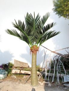 Fabriek Custom Indoor Outdoor Decoratie Kunstmatige Grote Groenblijvende Tropische Palmboom Handgemaakte Koning Kokospalm Faux Boom - Product Image 2