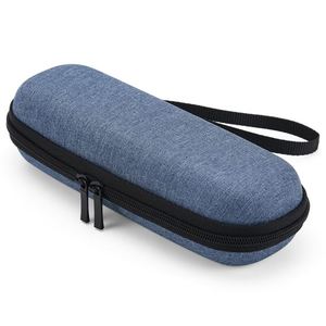 Sac de rangement pour insuline portable personnalisé, matériau EVA, fermeture éclair étanche, coque rigide, sac isotherme, 1 compartiment, noir, 20x7x5cm - Product Image 2