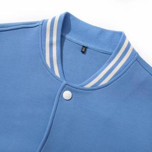 Veste de baseball personnalisée de haute qualité en cuir violet pour homme, style streetwear vintage avec manches en fourrure - Product Image 5