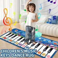 Tapis de jeu pour bébé personnalisé Samtoy 60CM, tapis de piano XPE, musique dynamique, tapis de jeu pliable pour bébé, tapis de danse pour enfants, pour cadeau