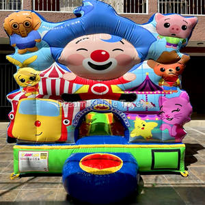 Castillo Inflable de Circo para Niños, Juego de Fiesta Infantil, Brincolín Inflable con Tobogán - Product Image 6