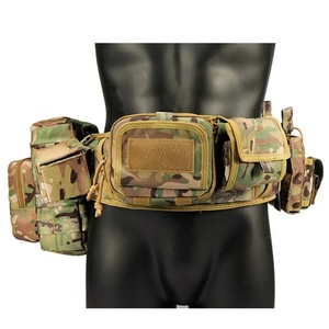 Cinturón Táctico Ajustable MOLLE Acolchado para Patrulla con Funda - Product Image 6