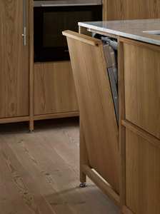 Cabinets Organizer Small Modern Allure Kitchen <b>Island</b> with Extendable Dining <b>Table</b> Makers Home Solid Wood Furniture - Product Image 2