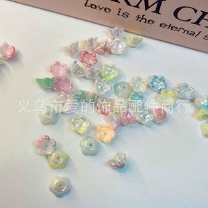 ลูกปัดอะคริลิกรูปดอกไม้ 4x8 มม. สีไล่ระดับ สำหรับทำเครื่องประดับ อุปกรณ์ DIY ขายส่ง แหล่งผลิตอี้หวู่ ฤดูใบไม้ผลิ 2025 - Product Image 4