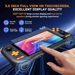 เครื่องเล่นเกมพกพา K56 หน้าจอสัมผัส 5.5 นิ้ว รองรับ WIFI 5 แบตเตอรี่ในตัว 5000mAh เครื่องเล่นเกมย้อนยุค ระบบแอนดรอยด์ - Product Image 5