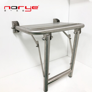 Norye <b>Folding</b> <b>Shower</b> <b>Stool</b> Stainless Steel Wall Mounted Bathroom Chair Custom Size - Product Image 1